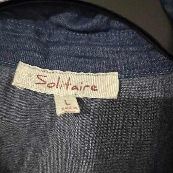 Solitaire Denim Blue Shirt - Picture 2 of 3